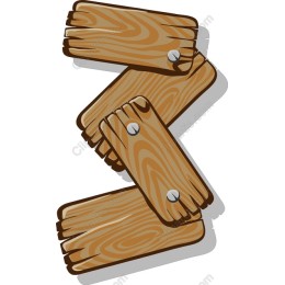 Rustic Wooden Plank