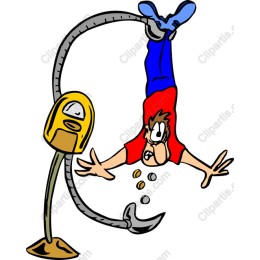 Cartoon Coin Collector