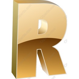 3D Golden R