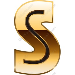 Elegant Gold Letter