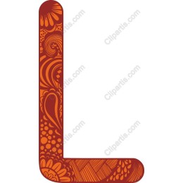 Floral Letter L