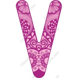 Decorative Pink V