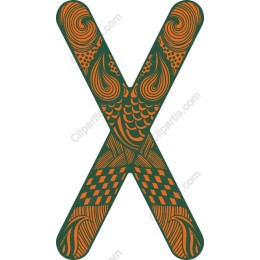 Intricate X-Shaped
