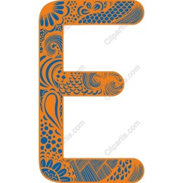 Decorative Letter E