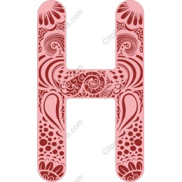 Intricate H Letter