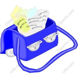 Vibrant Blue Messenger Bag