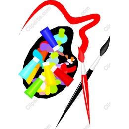 Vibrant Artist Palette