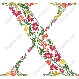Floral 'X'