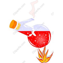 Vibrant Potion Bottle