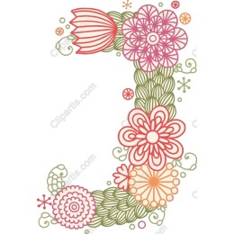 Vibrant Floral Frame