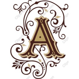 Ornate Letter A