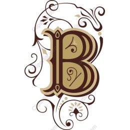Ornate Letter B