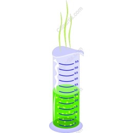 Vibrant Laboratory Beaker