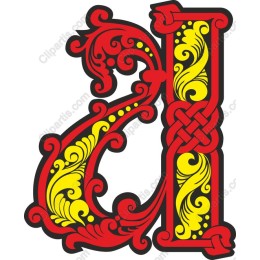 Ornamental Letter D