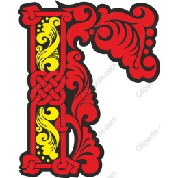 Floral Letter Art: Ornate Letter G