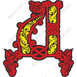 Ornate Letter A