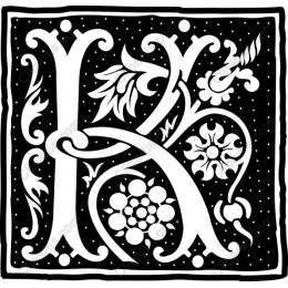 Ornate Letter K