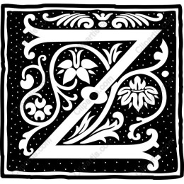 Elegant Ornate Letter Z