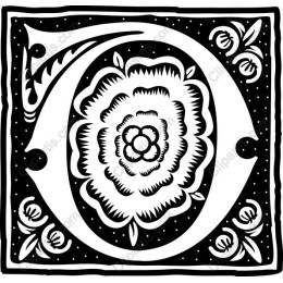 Floral Letter O