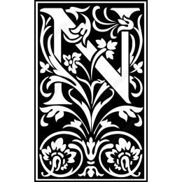 Floral N Monogram