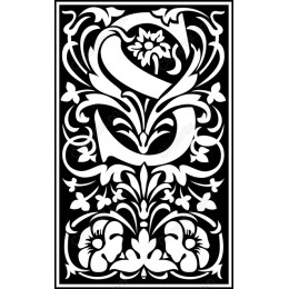 Floral Monogram - Elegant Letter