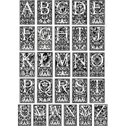 Elegant Floral Letter Collection