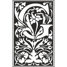 Floral Letter G