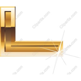Golden Decorative Corner