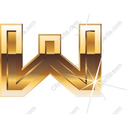 Premium Gold 'W'