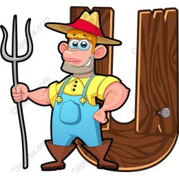 Farmyard Letter U