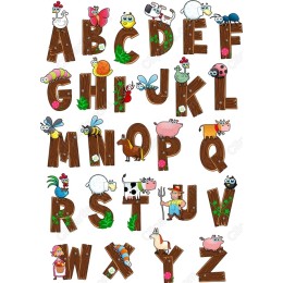 Farm Animals Alphabet Set