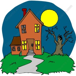 Whimsical Nighttime House