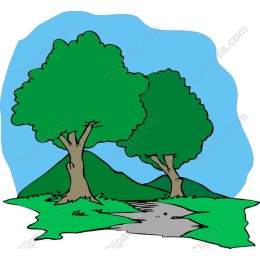 Lush Landscape with Trees