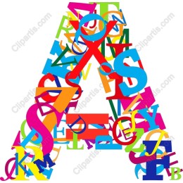 Dynamic Multi-Color Letter A