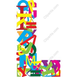 Vibrant Letter Collage