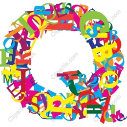 Colorful Alphabet Circle