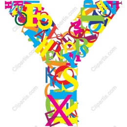 Colorful Letter Y