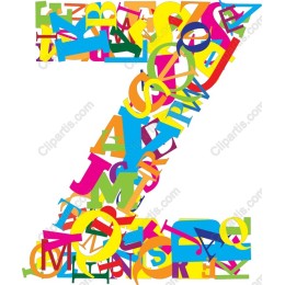 Z is for Zest - Colorful Letter Z