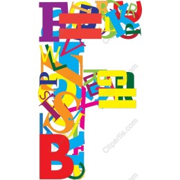 Colorful Letter Collage