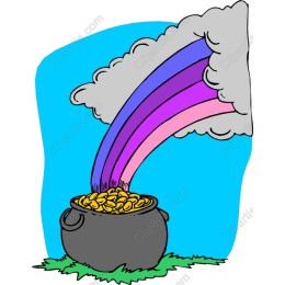 Magic Pot of Gold Rainbow