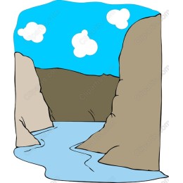 Majestic Cliffs and Serene River