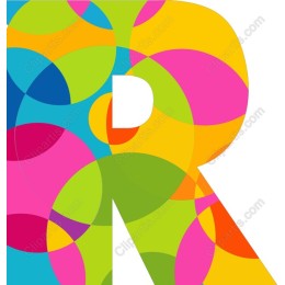Vibrant Circular R