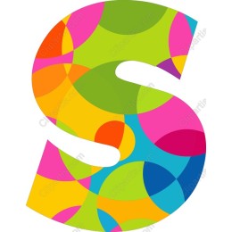 Colorful 'S' Letter