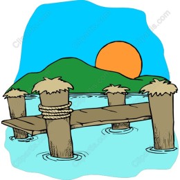 Serene Dock at Sunset
