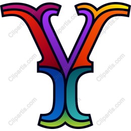Colorful Letter Y