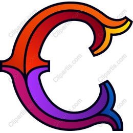 Colorful Letter C