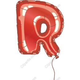 Red Balloon Letter R