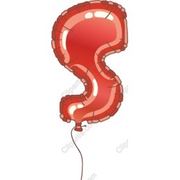 Red Question Mark Balloon
