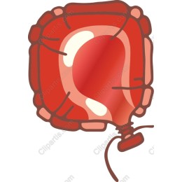 Vibrant Red Balloon