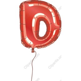 Vibrant Red Balloon D